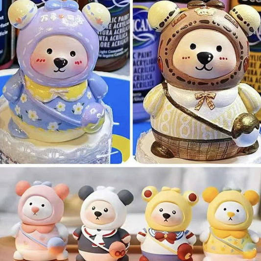 DIY Paint Your Own Plaster Bear Kit ~