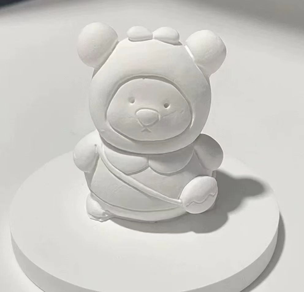 DIY Paint Your Own Plaster Bear Kit ~